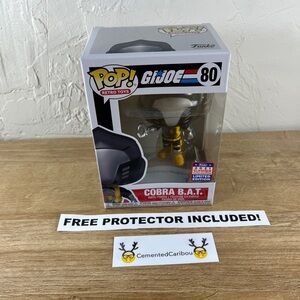 Cobra B.A.T. Funko Pop #80 Funkon 2021 Shared G.I. Joe Vaulted NEAR MINT